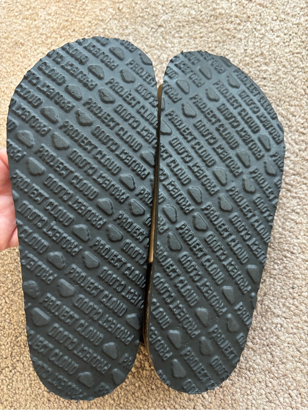 Women’s Tan Double-Buckle Comfort Sandals - Picture 4 of 5